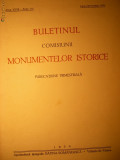 Buletinul Comisiunii Monumentelor Istorice - anul XXXII - 1938 ( fasc. 99, 100 si 101 )