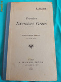 Cumpara ieftin E.RAGON - PREMIERS EXERCICES GRECS , PARIS , 1926 *