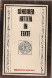 Gandirea hittita in texte