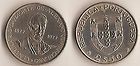 bnk mnd Portugalia 2.5 escudos 1977 unc ,Alexandre Herculano