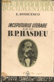 E. Dvoicenco - Inceputurile literare ale lui B. P. Hasdeu - 1936