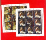 RO-0003=ROMANIA 2010=Lp1885e-Emisiune Romania-Vatican,CRACIUN 2 blocuri MNH, Nestampilat