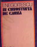 In cunostiinta de cauza-Texte politice-I.Negoitescu