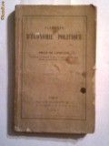 EMILE DE LAVELEYE - ELEMENTS D&#039;ECONOMIE POLITIQUE Ed.1895, Alta editura