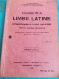 TH. SIMENSCHY - GRAMATICA LIMBII LATINE _ CURSUL SECUNDAR , CHISINAU , 1935 *