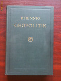Geopolitik - R. Hennig - 1931