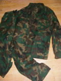 COSTUM CAMUFLAJ, BUMBAC 100 %,BLUZA SI PANTALON TALIE,CAMUFLAJ,VANATORI,PESCARI