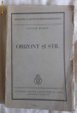 Lucian Blaga Orizont si stil prima editie Fundatia Carol 1936