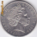 Moneda Australia 20 Centi 2000 - KM#403 XF