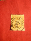 Timbru 25 C ,brun-galbenAlegorie 1879 Franta, dant. ,stamp.