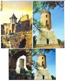 Targoviste-Curtea Domneasca ,Turnul Chindiei LOT 3 ilustrate postale