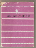 (C1113) VERSURI DE AL. ANDRITOIU, EDITURA TINERETULUI, BUCURESTI, 1968