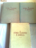 DIN ISTORIA FILOZOFIEI IN ROMANIA vol.1+2+3 (editie completa)