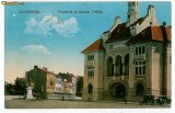 1747 - CONSTANTA, Hall, old cars - old postcard - used - 1915