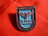 Insigna Militara Bg.1R AA -Gen. N.Dascalescu / Primii in Lupta