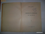 Contractul individual de munca -Vasile M. Sassu {1937}