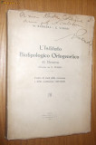 L`ISTITUTO BIOTIPOLOGICO ORTOGENETICO di Genova - M. Barbara, G. Vidoni - 1933