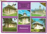 carte postala-SUCEAVA-Monumente istorice