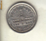 bnk mnd Argentina 1 peso 1960 , comemorativ 1810-1960