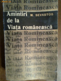 Amintiri de la viata romaneasca-M.Sevastos, 1966