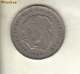 Bnk mnd Germania 2 marci 1971 D , xf , Heuss, Europa