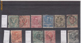 Italia 1901,1905,1906,1918 -10 bucati stampilate cu sarniera