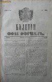 Buletin , foaie oficiala , nr. 42 , Iasi ,1849