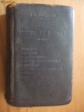 MANUAL DE SEDINTA - I. N. Fintescu - Craiova, 1914, 475 p.