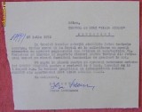 Adresa, Teatrul de Stat Valea Jiului, cu semnatura lui Horia Lovinescu, 1972
