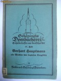 CARTE VECHE DOMBUCHEREI-GERHART HAUPTMANN,HAMBURG,1900