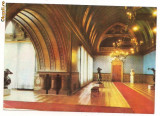 Carte postala-IASI-Palatul Culturi-Sala Voievozilor, Circulata, Europa, Printata