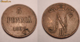 5 pennia 1908, Europa