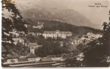 CPI (B571) SINAIA, VEDERE SPRE BUCEGI, EDITURA MERIDIANE, CPCS, SCRISA SI NECIRCULATA, RPR, TIMBRU FILATELIC LIPIT, Circulata, Fotografie