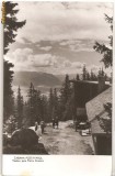 CPI (B561) CABANA POSTAVARUL, VEDERE SPRE PIATRA CRAIULUI, EDITURA CPCS, CIRCULATA, 1960, STAMPILE, TIMBRU FILATELIC