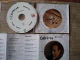 Jose Carreras memories songs arien lieder cd disc muzica clasica opera arii VG+