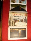 Carnet cu 20 Ilustratii -Pliant- Chicago - 1939