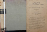 Arhiva , organul societatei stiintifice si literare din Iasi , 1901 , an complet, Alta editura