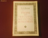 C. I. Bercus Pagini din trecutul medicinii romanesti