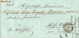 SCRISOARE VECHE 1858 ALBA -IULIA