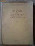 STUDII DE LITERATURA UNIVERSALA XIII 1969 RSR carte stiinte filologice cultura, Alta editura