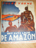 OPT SUTE LEGHE PE AMAZON de JULES VERNE,FORMAT MEDIU