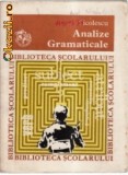 Aurel Nicolescu - Analize gramaticale