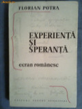 Experienta si speranta-ecran romanesc-Florian Potra