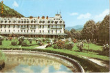 R-1442 Romania, RPR, Calimanesti,Sanatoriul balnear, Pavilionul central, circulata