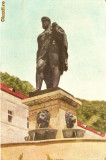 R-1362 Romania, RPR, Baile Herculane, Statuia lui Herculae, marca fixa circulata