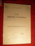 Dinu V. Rosetti - Din Preistoria Bucurestilor - 1929