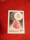 Serie - Congresul Mond. al Inimii 1972 Chile , 1 val.