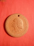 Placheta -J.F.Bottger - inventator Portelan Maissen
