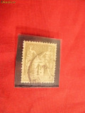 Timbru 1 Franc Franta ,tip II ,oliv ,stamp. ,alegorie, dant.