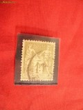 Timbru 1 Franc Franta ,tip II ,oliv ,stamp. ,alegorie, dant.